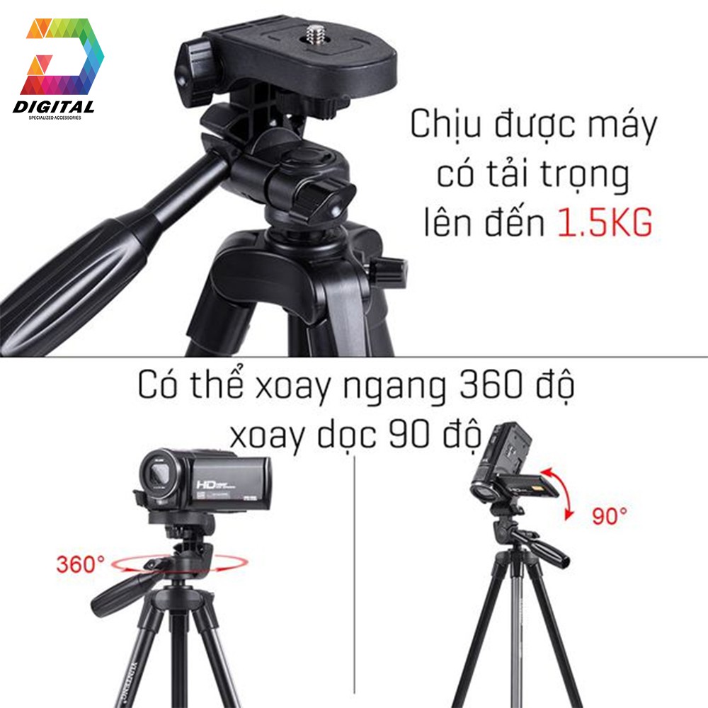 Gậy Tripod 3 Chân 5208 Chính Hãng