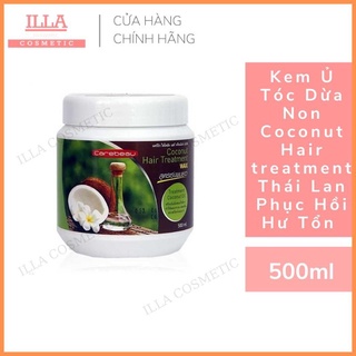 Kem Ủ Tóc Dừa Non Thái Lan Coconut Hairtreatment Phục Hồi Hư Tổn 500ml