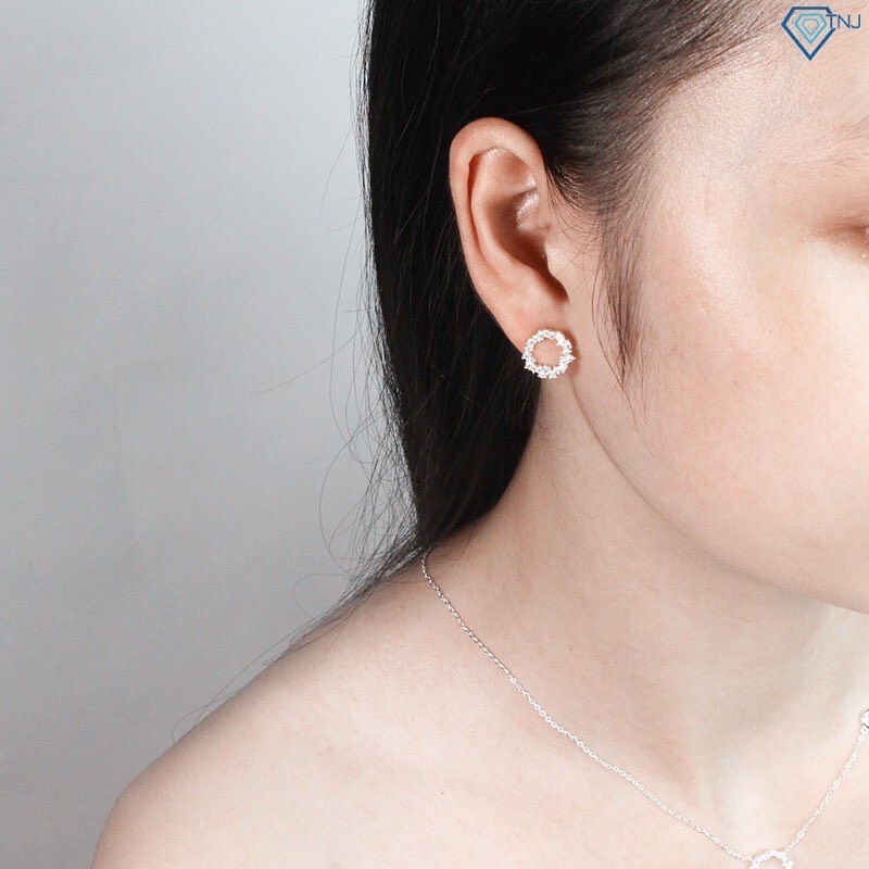 Bông tai nữ huyền thoại biển xanh chuẩn bạc ta sang chảnh - Kho sỉ bạc Nhất Linh