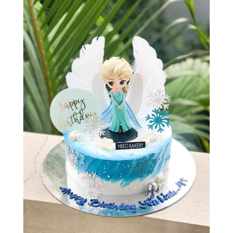 Công chúa tuyết ELSA trang trí bánh sinh nhật, bánh kem, bánh gato