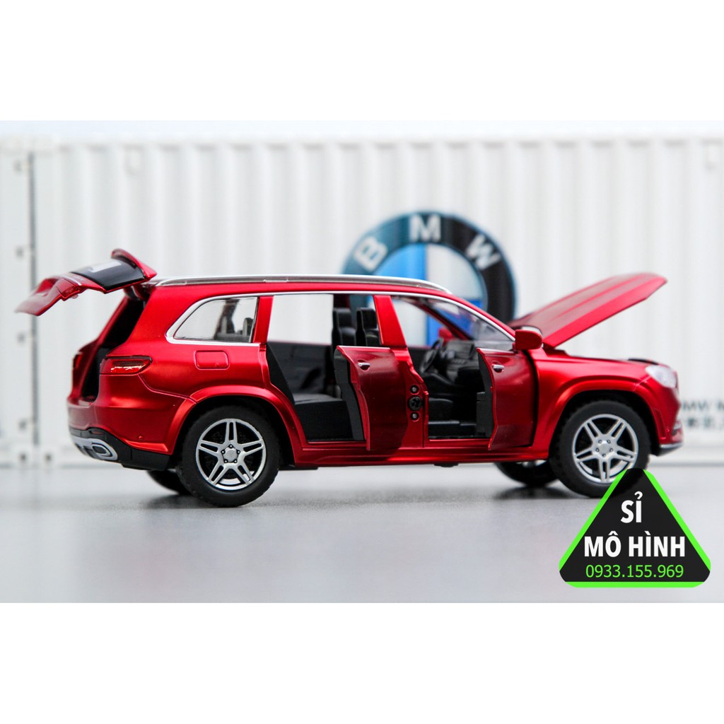 [ Sỉ Mô Hình ] Mô hình xe SUV Mercedes GLS New 1:32 Đỏ