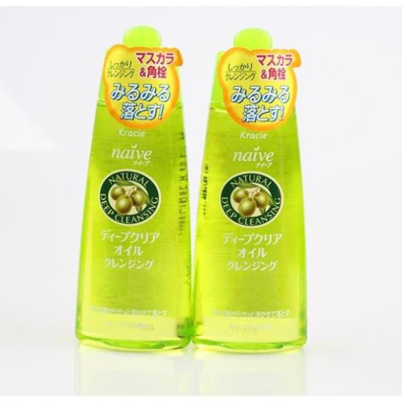 Dầu tẩy trang Oliu Naive Kracie Natural Deep Cleansing 170ml Nhật Bản -Date 9/2022