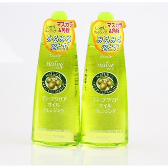 Dầu tẩy trang Oliu Naive Kracie Natural Deep Cleansing 170ml Nhật Bản -Date 9/2022