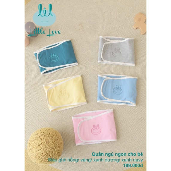 Lil - Quấn ngủ ngon 100% cotton thoáng khí, giúp bé ngủ ngon, không giật mình