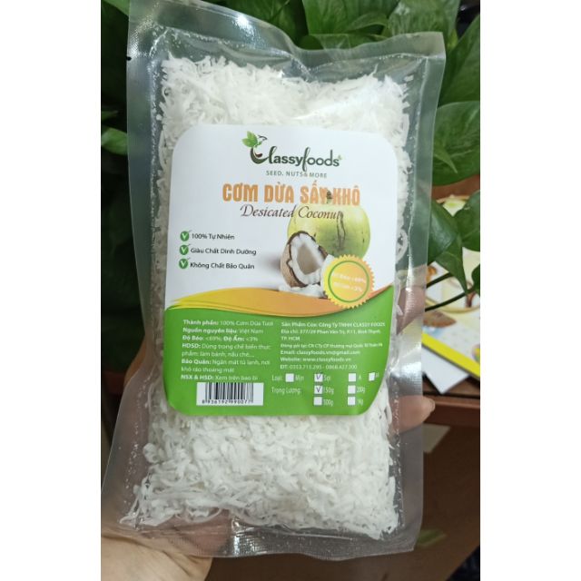 Cơm dừa sấy khô dạng sợi 150g