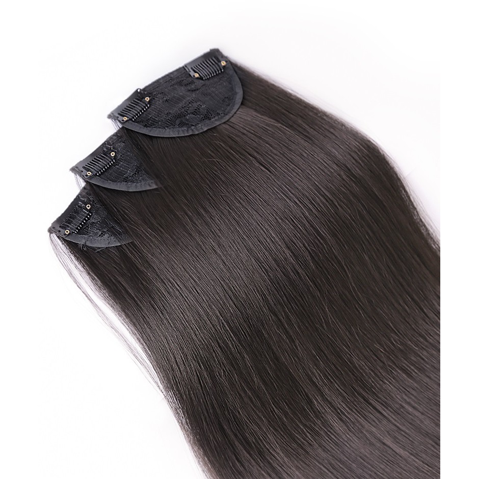 Tóc giả kẹp phím phồng thẳng set 3 cái K03T 💖FREESHIP💖 tóc giả kẹp phồng, kẹp tóc giả Sỉ 55