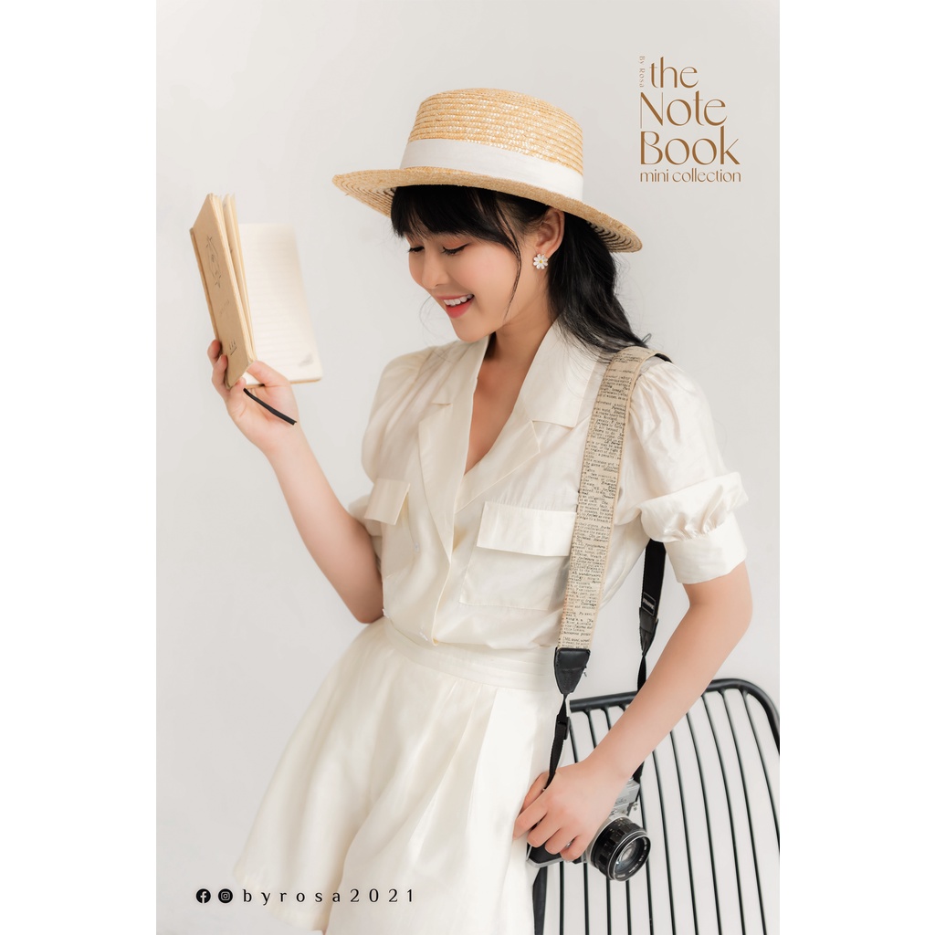 Set quần áo rời vải tơ Nhật Jenny set by Rosa