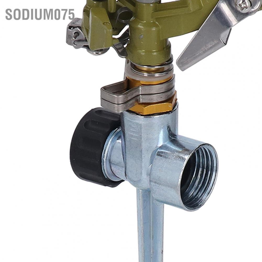 Sodium075 4 bộ Vòi tưới phun nước G3 / Chủ đề nữ Đầu tự động xoay 360 độ cho bãi cỏ