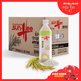Nước Gạo Hàn Quốc Sunhee 20 Chai 500 Ml