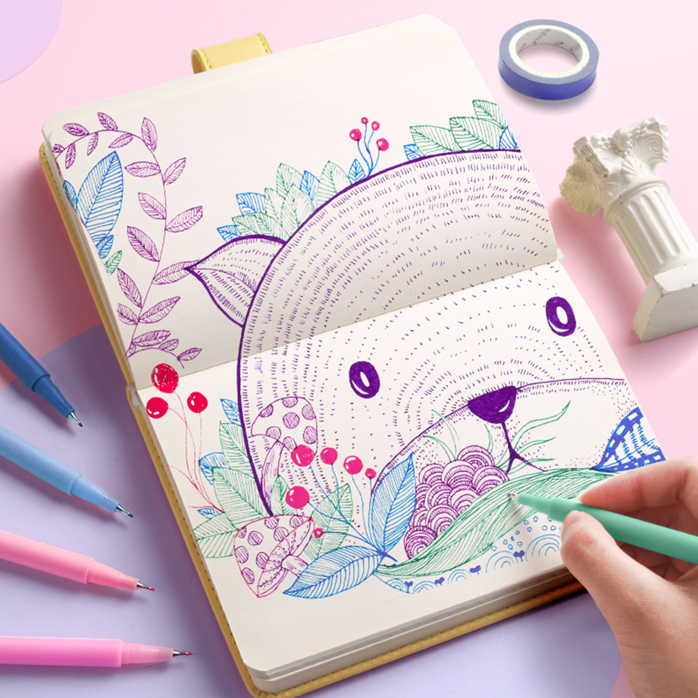 Bộ 10 Bút Màu Nước Nhiều Màu Sắc Độc Đáo Tiện Dụng