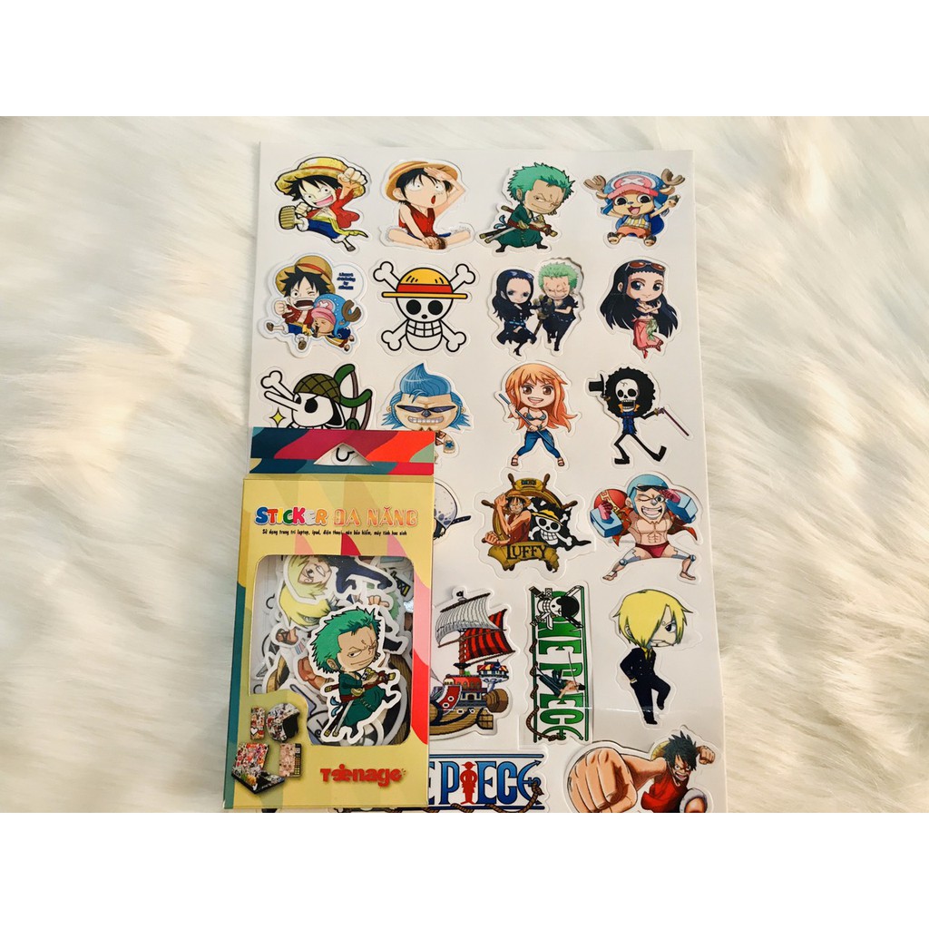 Sticker đa năng One piece cực ngầu 005-(20 hình)