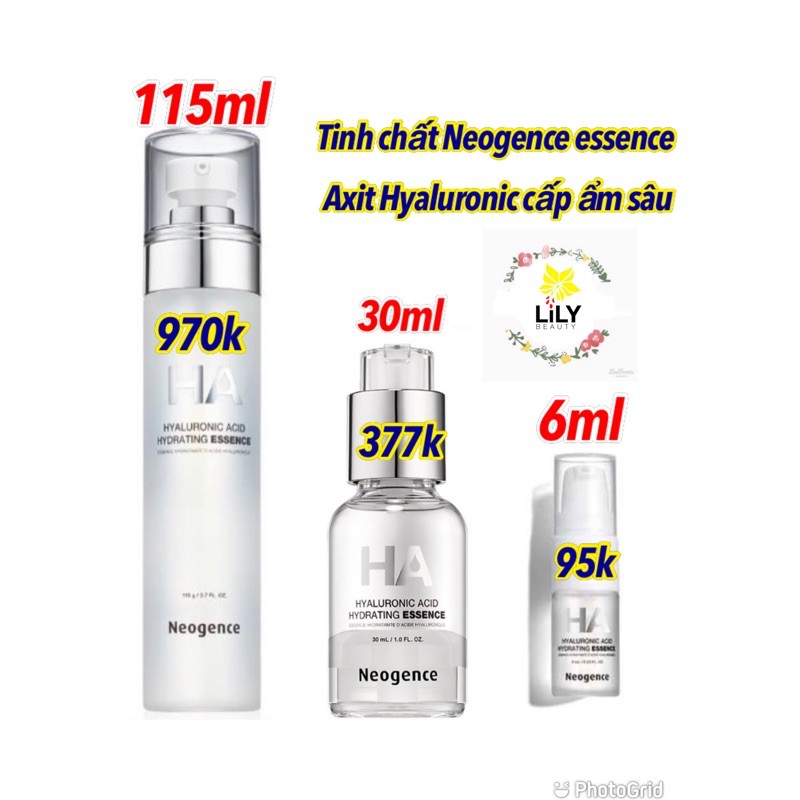 (Bill Đài sẵn)Neogence Essence siêu cấp nước dưỡng ẩm HA