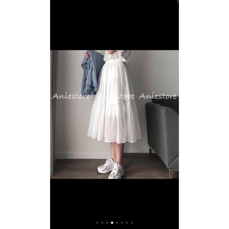[ Mã FADIRECT5K giảm 5K đơn bất kỳ] Chân Váy Vintage HÀN QUỐC 2 Màu⚪️⚫️chân váy 3 tâng⚪️⚫️đầm tiểu thư | BigBuy360 - bigbuy360.vn