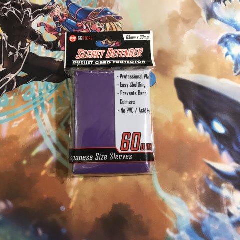 Bọc bài cỡ Yugioh Sleeve Secret Defenders - 60 cái