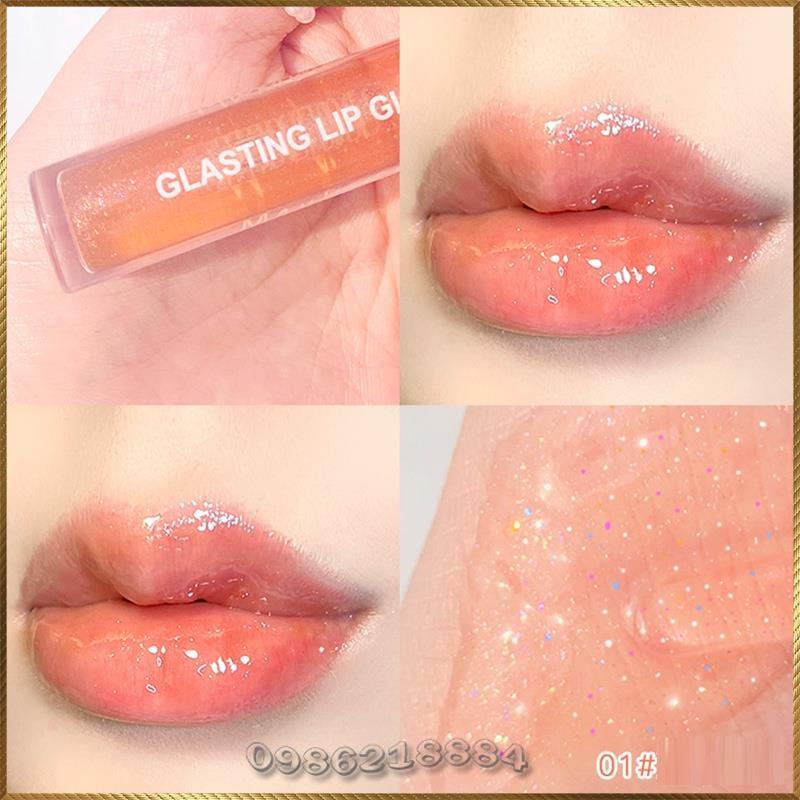 Son kem bóng ánh nhũ Maxfine Glasting Lip Gloss vừa lung linh vừa dưỡng ẩm MG741