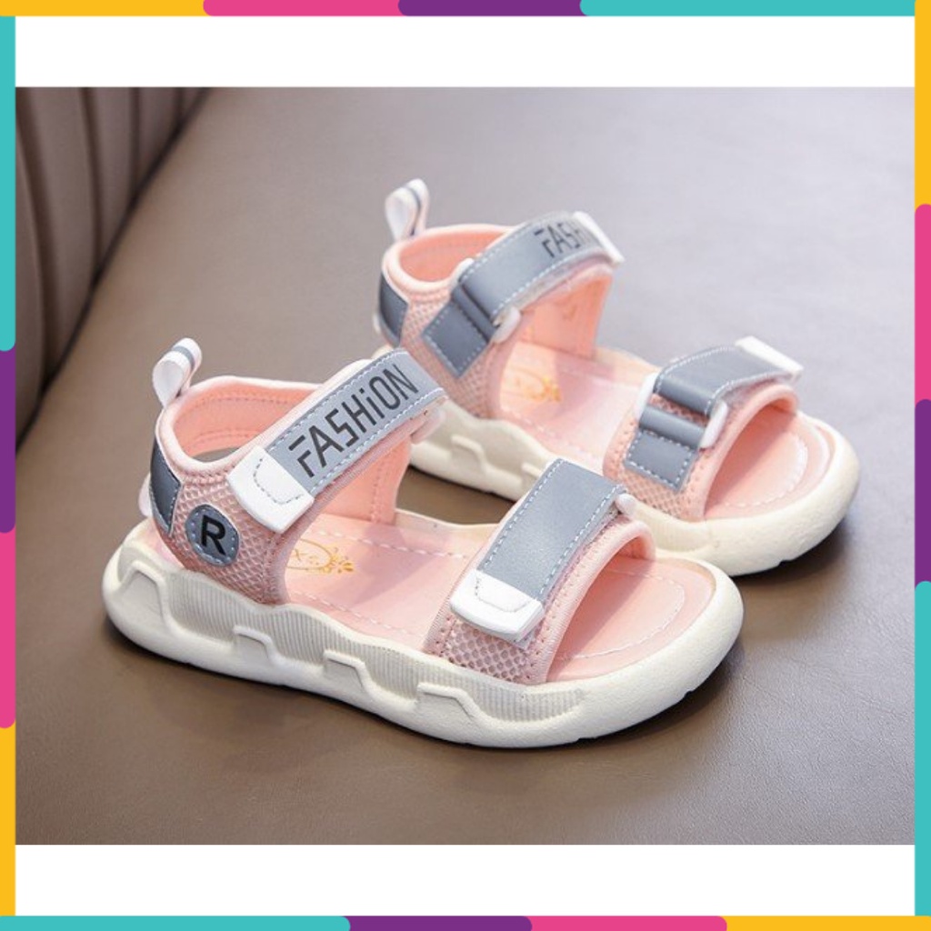 Sandal bé gái sandal bé trai Dép Trẻ Em Siêu Đẹp Đi Nhẹ Êm Chân Thiết Kế Đơn Giản Phong Cách Hàn Quốc