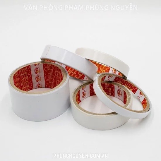 Băng dính 2 mặt 2cm băng dính thủ công loại mỏng dành cho học sinh ANKICO