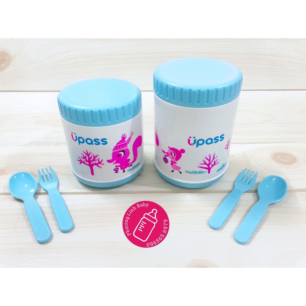 Bình ủ cháo, giữ nhiệt Upass chính hãng (Ảnh chụp thật)