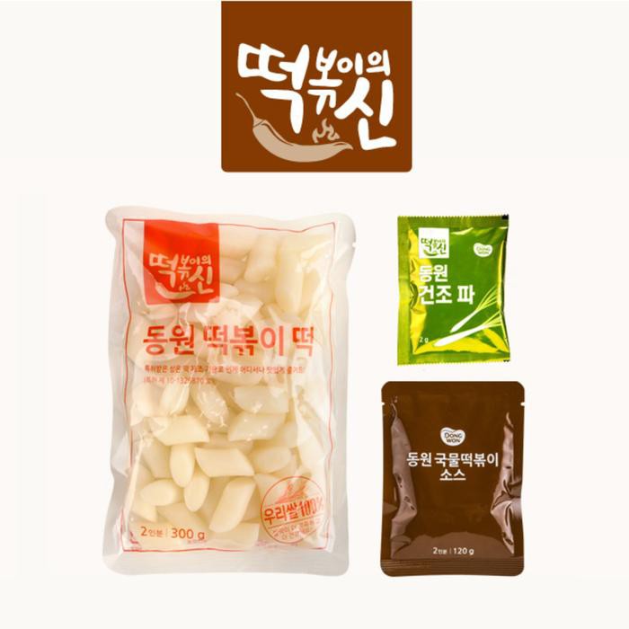 (4 vị) Bánh Gạo Topokki Dongwon gói 240gr