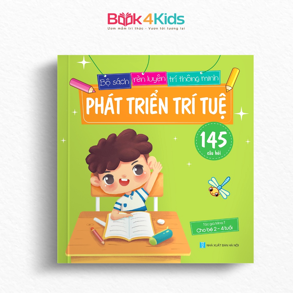Sách - Bộ 3 Cuốn Sách Rèn Luyện Trí Thông Minh - Phát Triển Trí Tuệ - Dành Cho Trẻ 2-4, 4-5 Và 5-6 Tuổi