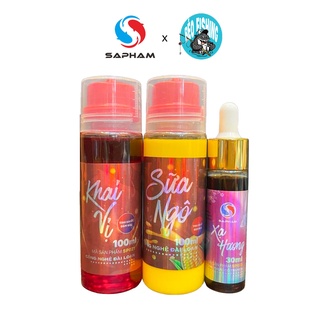 Combo Tinh mùi dụ Trắm - Chép 1 Sa Phạm : Khai Vị + Sữa Ngô + Xạ Hương