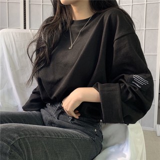 Áo Thun Basic Unisex Tay Dài Ulzzang Cặp Đôi