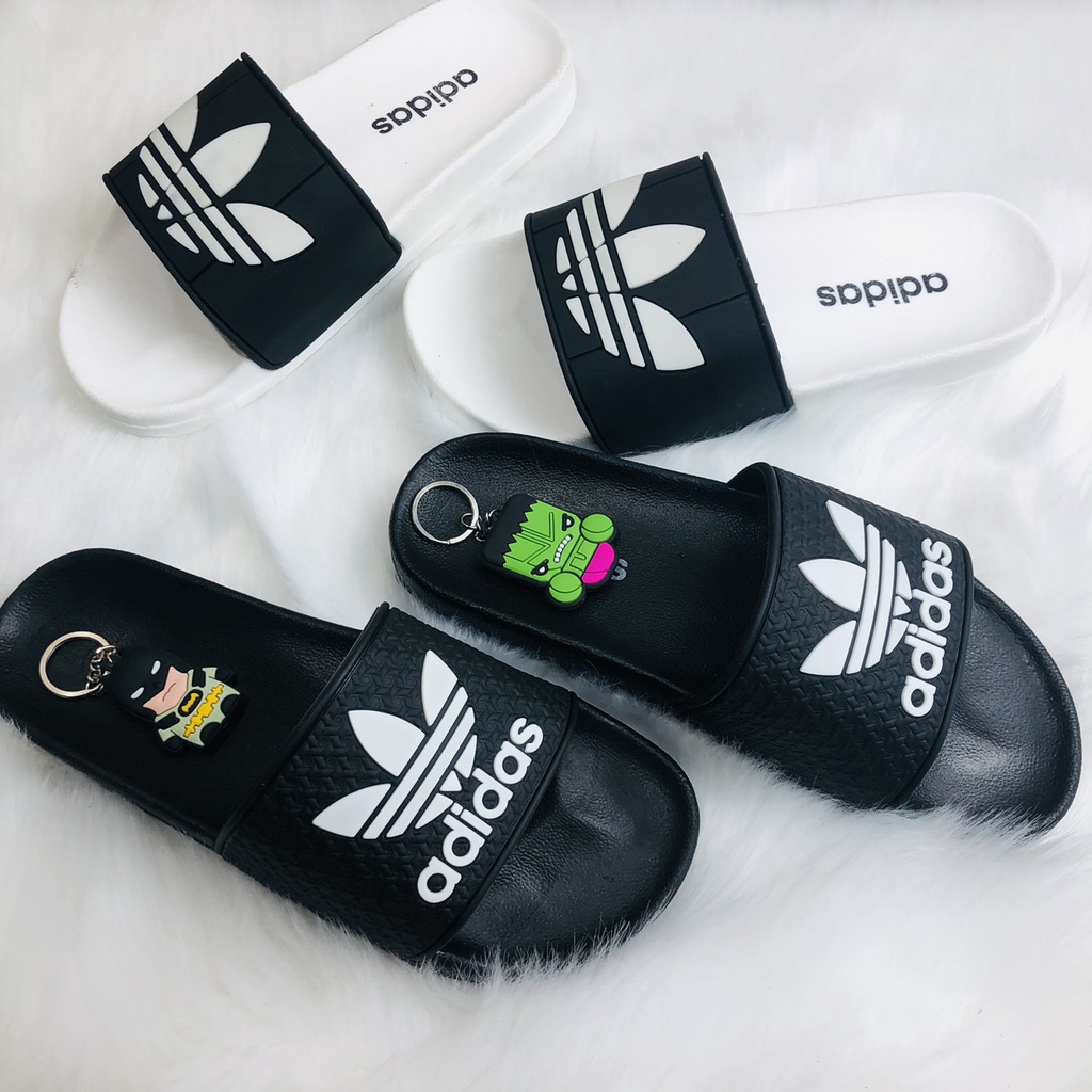 ⚡TOP BÁN CHẠY⚡ Dép nam nữ quai ngang quai da chữ có 2 màu lựa chọn