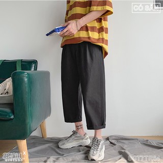 Quần vải Hàn Quốc dáng rộng [có sẵn] Trousers Loose SCT7TR64