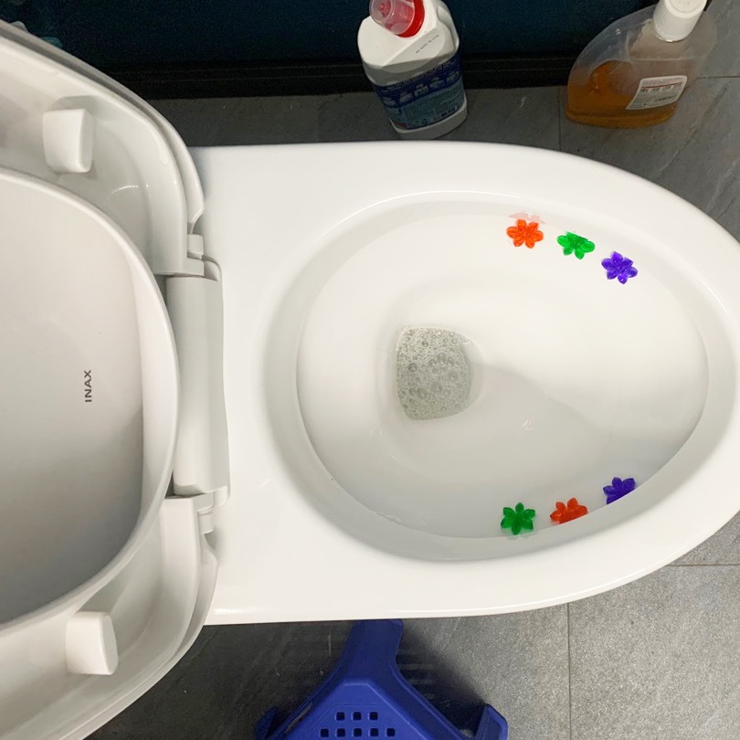 Gel khử mùi bồn cầu, Gel thơm khử mùi diệt khuẩn bồn cầu toilet hình bông hoa với 6 mùi hương tùy chọn