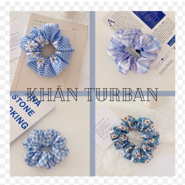 Dây buộc tóc scrunchies nhiều mẫu