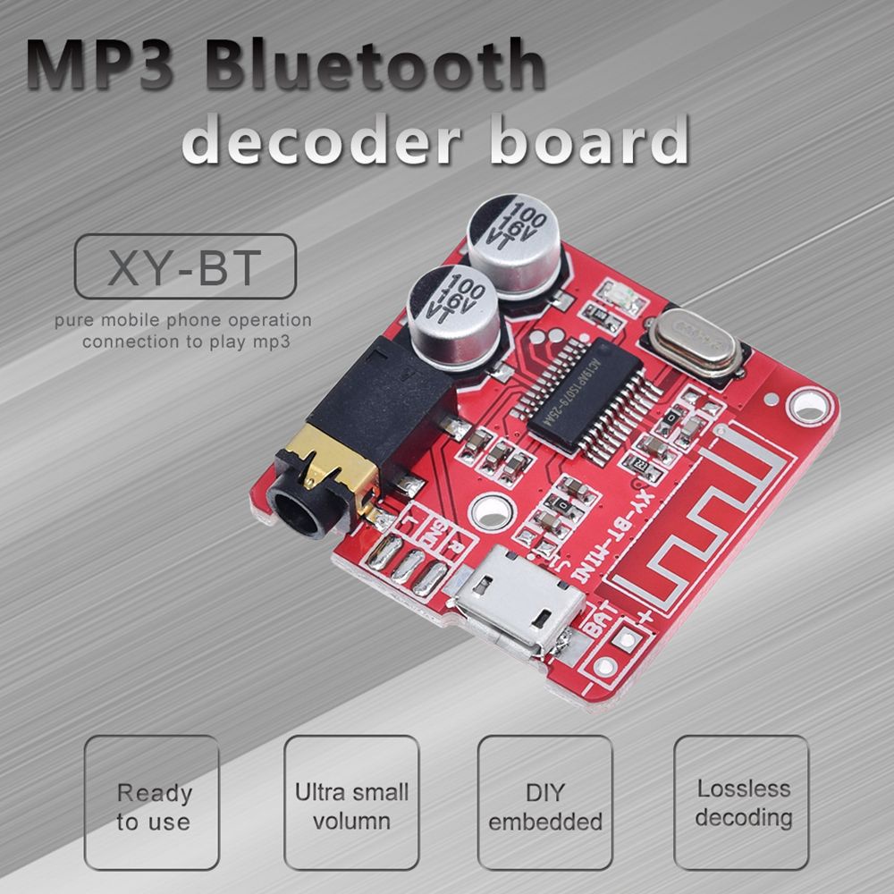Mô Đun Khuếch Đại Âm Thanh Bluetooth 4.1 Không Dây Malcolm Mini Mp3 Nhiều Màu