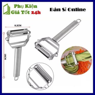 Dụng cụ gọt, bào sợi rau củ quả inox đa năng