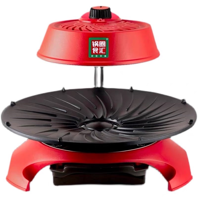 Bếp nướng điện không khói kèm hút mùi phong cách Hàn Quốc, Bếp nướng BBQ không khói
