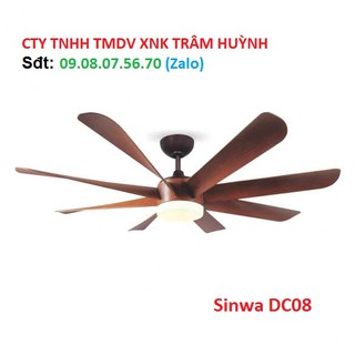 Quạt Trần Đèn Led Sinwa DC08