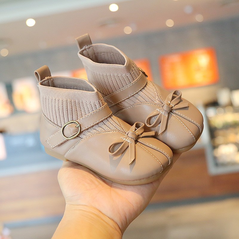 Bốt cổ thun cao cấp cho bé gái mã mới F6-F16