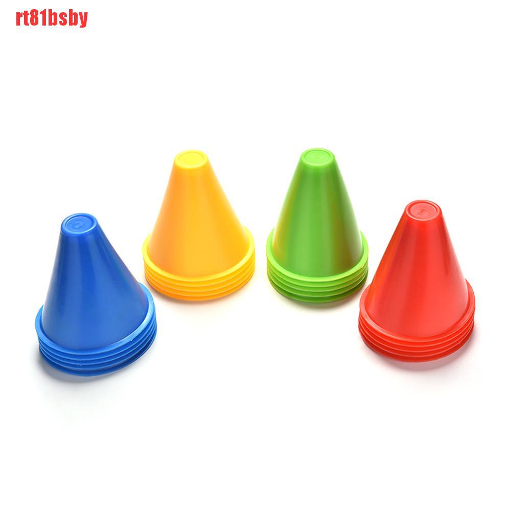 [rt81bsby]5PCS Marker Cones Slalom Skating Football Soccer Rugby Fitness Drill 2016NEW