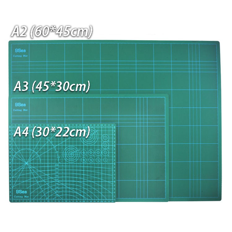 Tấm lót cắt giấy Cutting Mat 9 Sea - Khổ A2 (60x45cm)