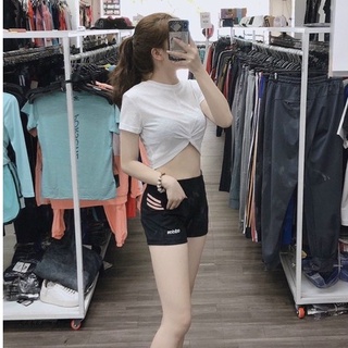 Quần đùi nữ chơi bóng chuyền, cầu lông, bóng bàn, có túi, co dãn tốt al5548