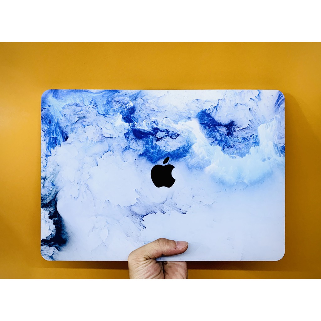 Ốp Macbook hình Vân Đá Xanh đủ Size ( tặng phủ phím ngẫu nhiên và nút chống bụi )