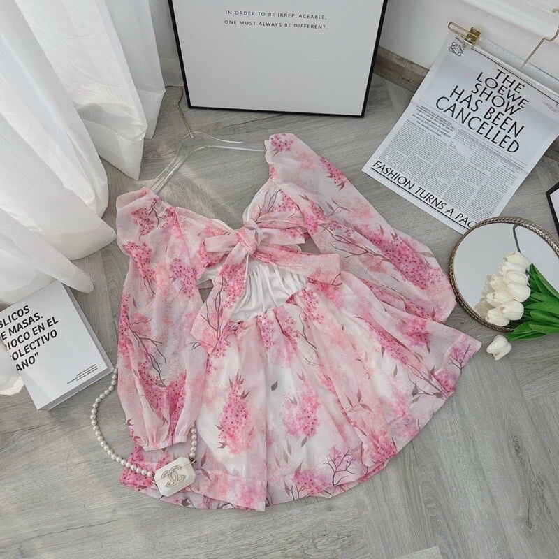 Đầm đi tiệc trễ vai nhíu ngực,váy nữ siêu xinh cho bạn gái phong cách trẻ trung gợi cảm cao cấp