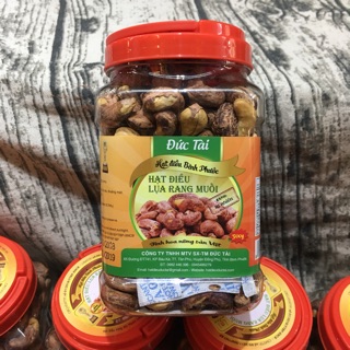 500g Hạt điều Bình Phước Đức Tài nguyên rang củi loại ngon