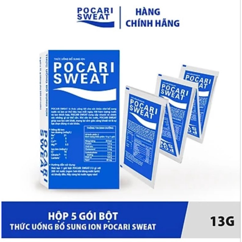 BỔ SUNG ION POCARI SWEAT HỘP 5 GÓI