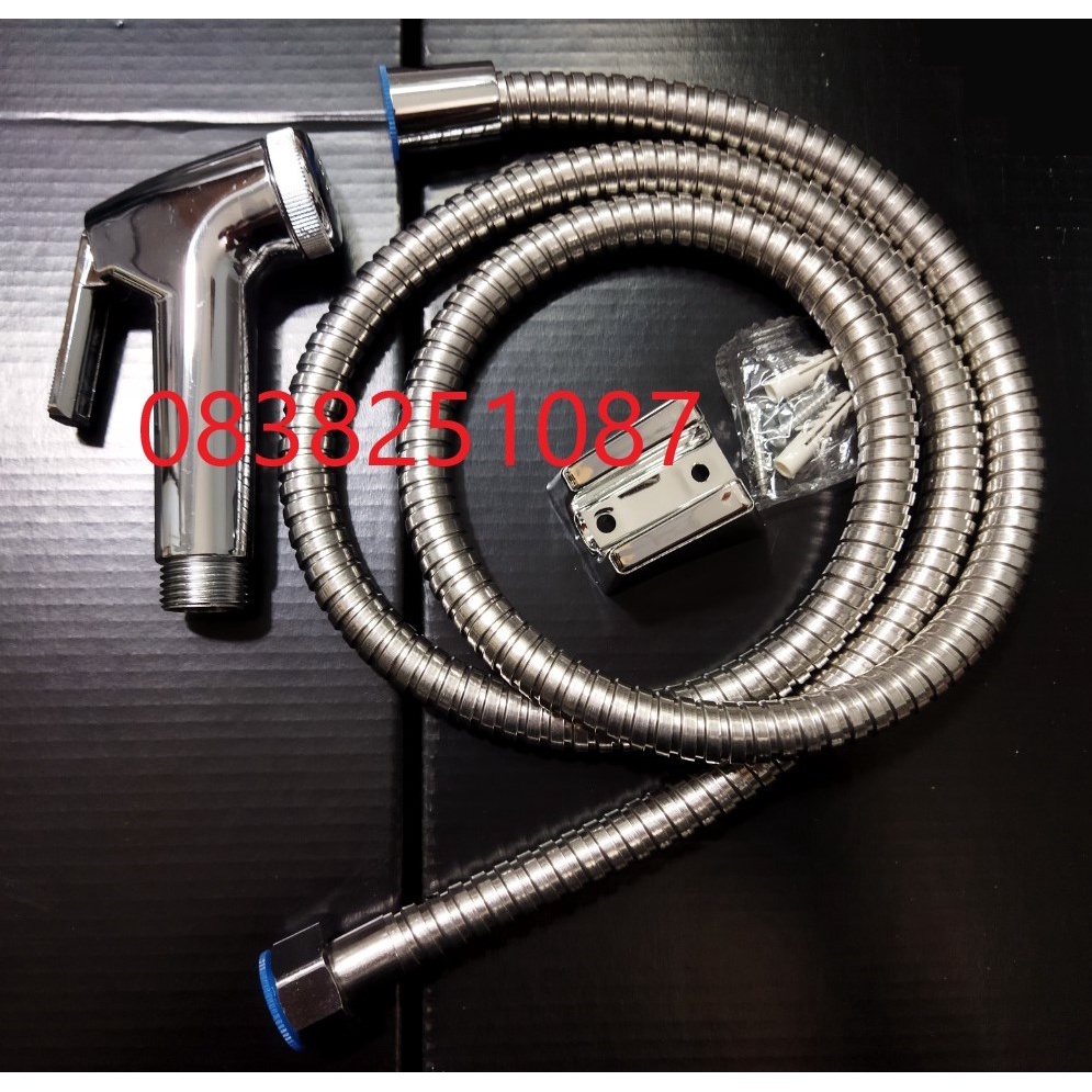 Bộ Vòi Xịt Vệ Sinh Cao Cấp Bảo Hành 2 Năm Chống Rỉ Sét Không Dập Gãy VX04