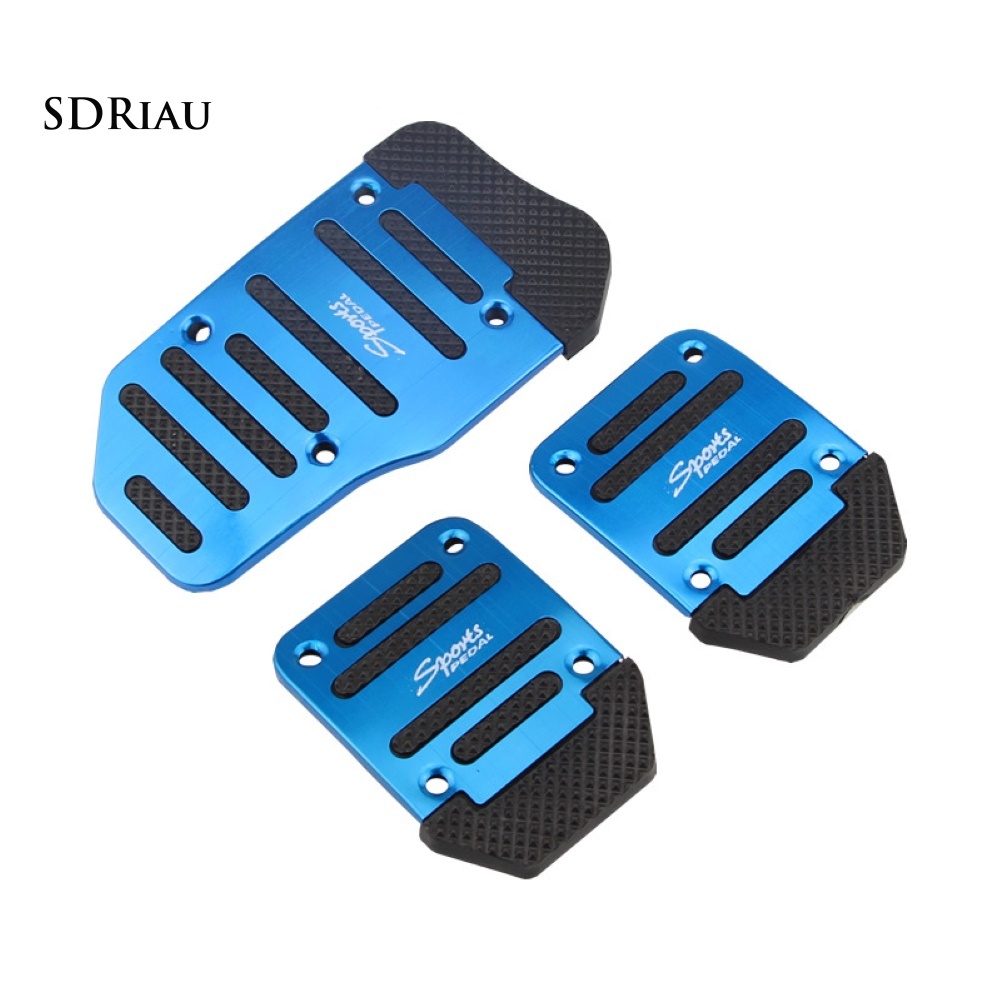 Set 2/ 3 bàn đạp kim loại tự động sành điệu dành cho xe hơi