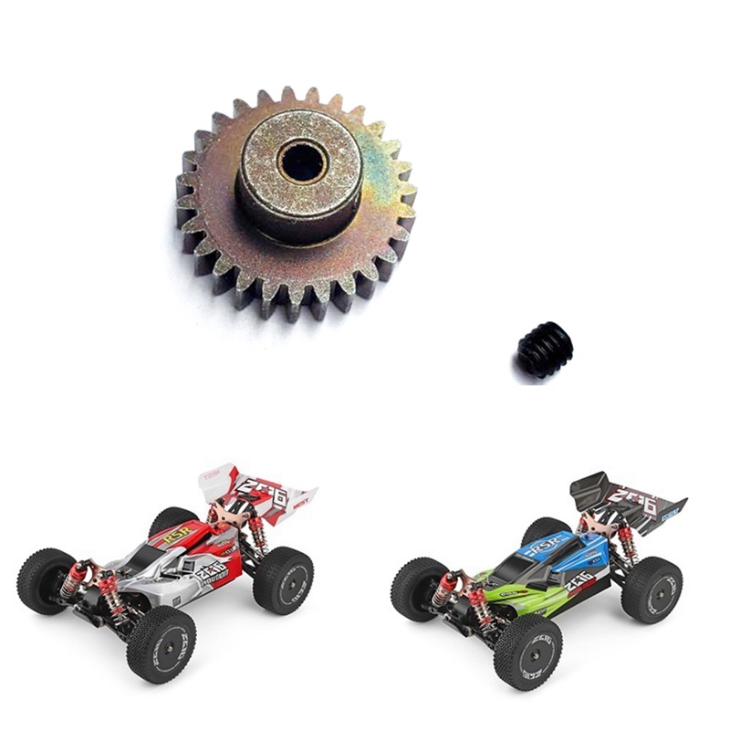 Bánh răng động cơ 27T bằng thép cho xe điều khiển từ xa Wltoys 144001 124019 124018 A959-B A959B A969B