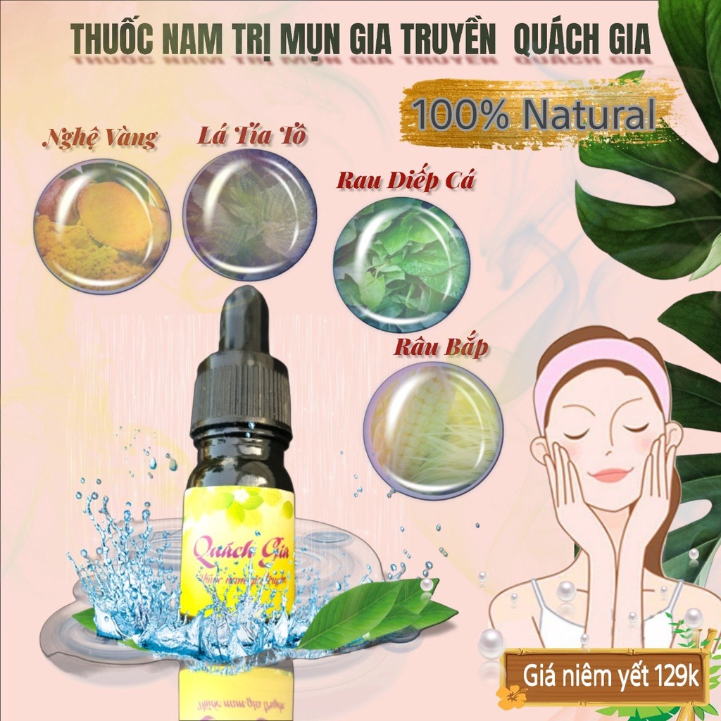 Chai Mụn Gia Truyền Quách Gia 5ml