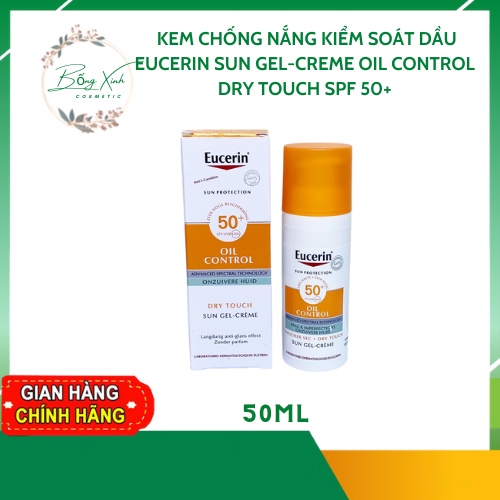 Kem chống nắng kiểm soát dầu Eucerin Sun Gel-Creme Oil Control Dry Touch SPF 50+