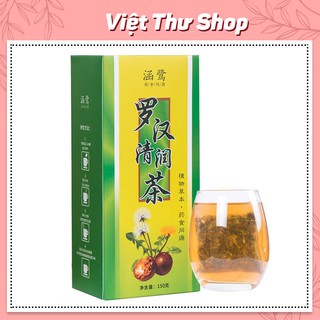 Trà thảo mộc dưỡng sinh, trà La Hán Diếp Cá giảm đau họng, thanh lọc phổi