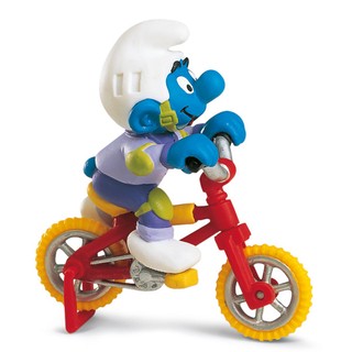 Mô hình Xì trum đi xe đạp Schleich 40252 Biker Smurf