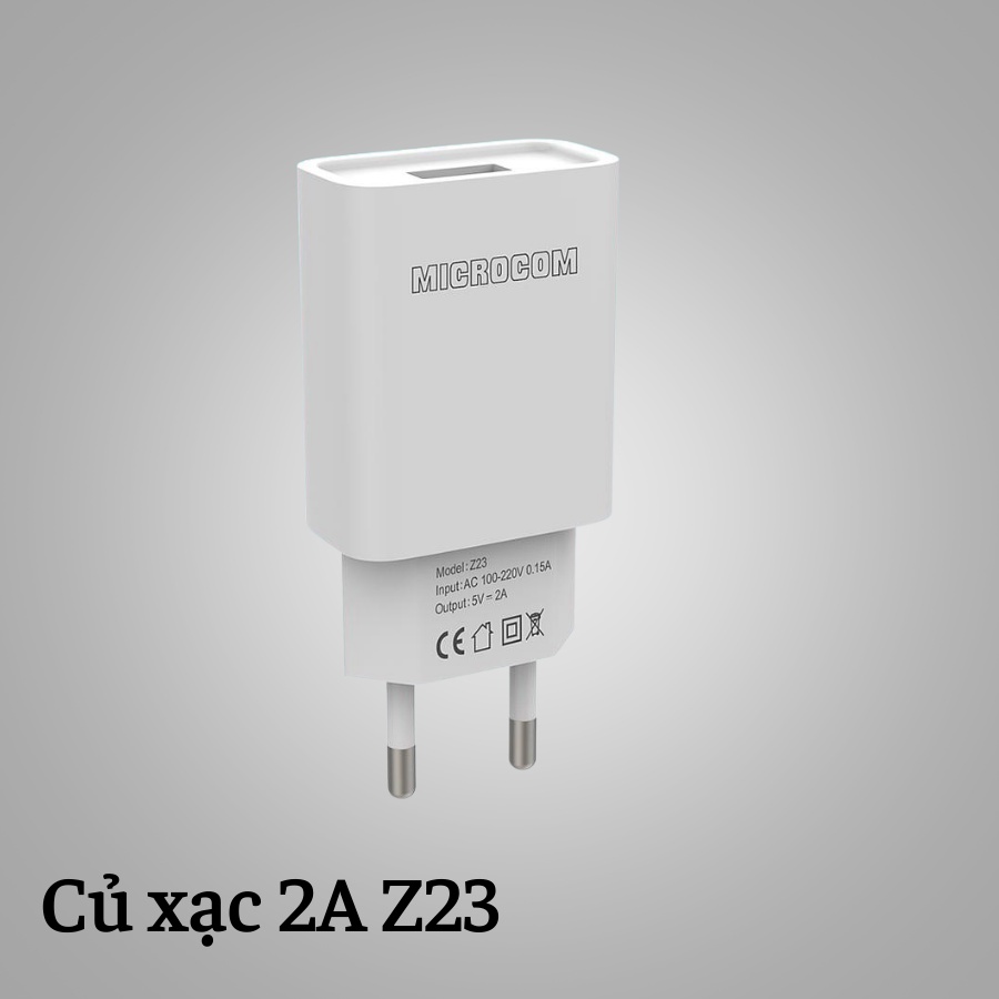 Củ sạc điện thoại Microcom 2A Z23 – AnDi_Store89